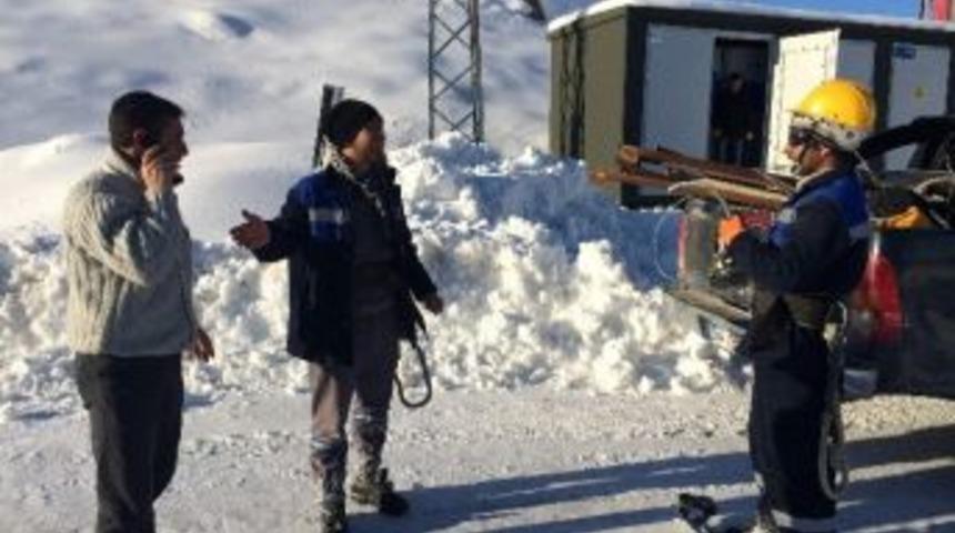 Vedaş Arıza Ekipleri Eksi 25 Dercede İş Başında