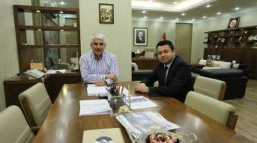 Başkan Sakallı Seyitgazi Kaymakamı Avcı&rsquo;yı Ağırladı