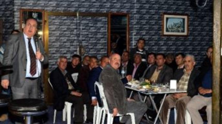 Başkan &Ouml;zcan Aydıncık&rsquo;ta Muhtarlarla Bir Araya Geldi