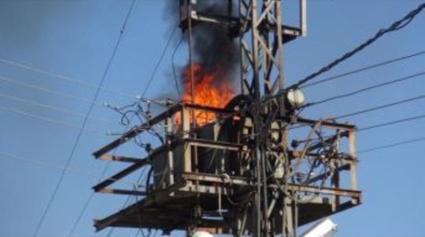 Trafodaki Yangın Paniğe Neden Oldu