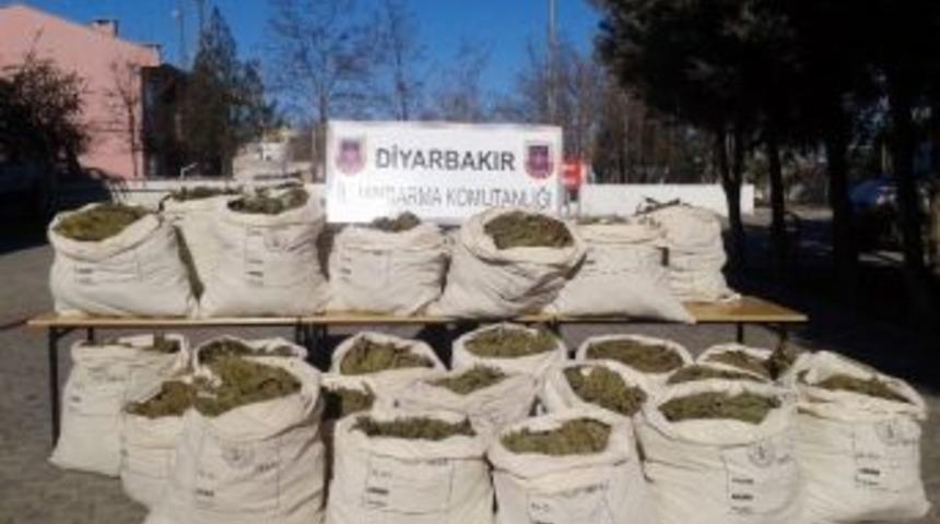 Diyarbakır&rsquo;da 533 Kilogram Esrar Maddesi Ele Ge&ccedil;irildi