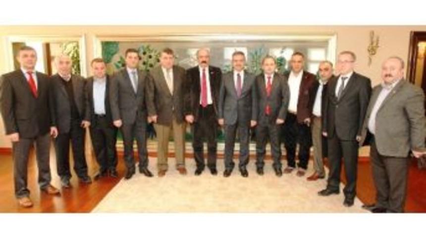 Gebze Erzurumlular Derneği Başkan K&ouml;şker'i Ziyaret Etti