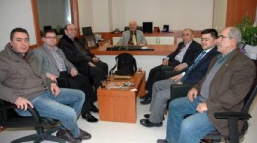 T&uuml;rk Ocakları Y&ouml;netiminden Rekt&ouml;r Prof. Dr. Sınav&rsquo;a Ziyaret