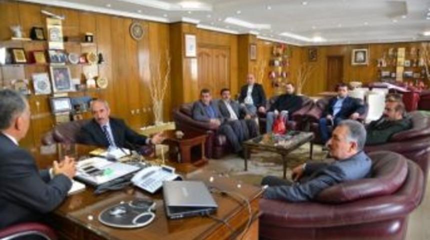 Oto Sanatkarlar Odası İle Lokantacılar Ve Pastacılar Odası Y&ouml;netimi Melikgazi&rsquo;de