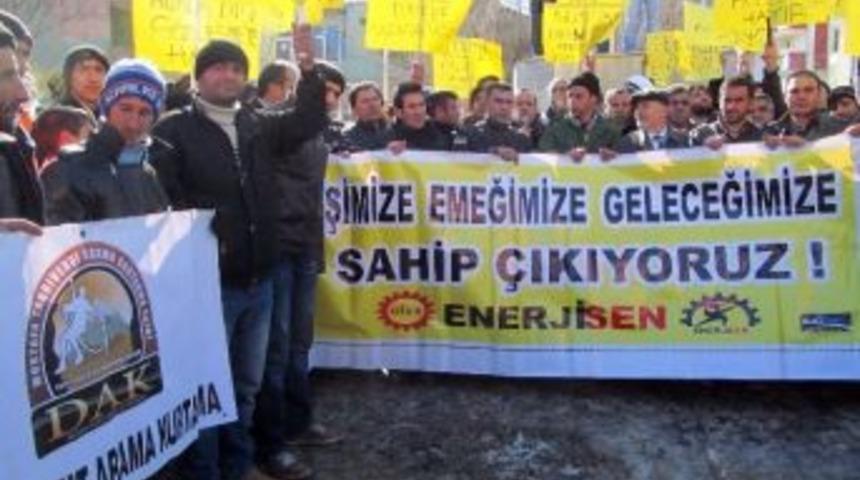 Edaş İş&ccedil;ilerinden Eylem