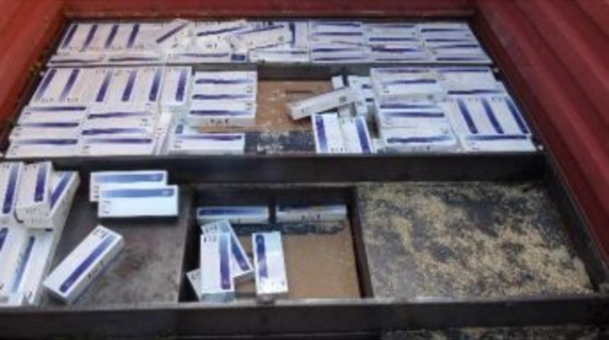 K&uuml;tahya'da Ka&ccedil;ak Sigara Operasyonu