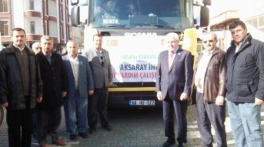 Aksaray'dan Suriye'ye 3 Tır Yardım Daha