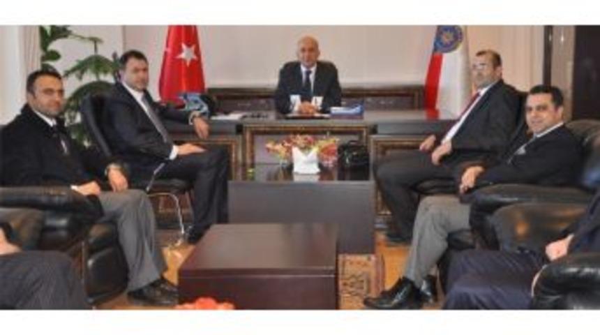Aksaray Barosundan Emniyet M&uuml;d&uuml;r&uuml; Aslan'a Ziyaret