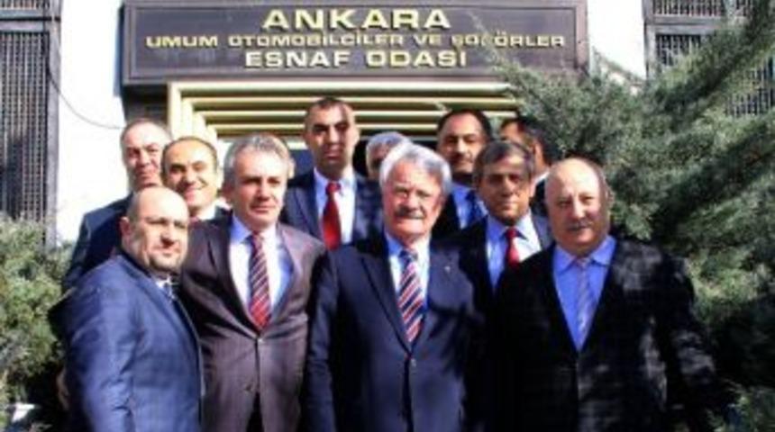 Başkan Tanık&rsquo;tan Şof&ouml;rler Odası'na Destek