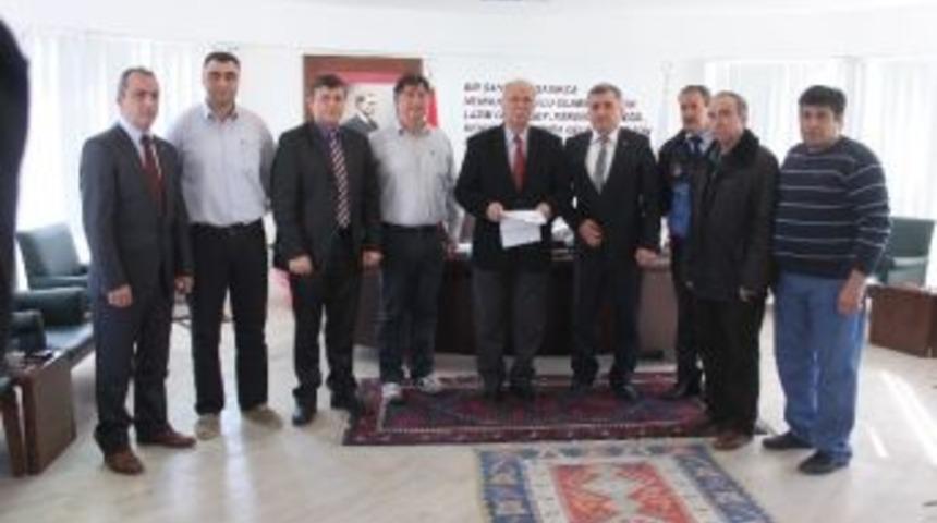 Başkan Akova&rsquo;ya Sendikacı Ziyareti