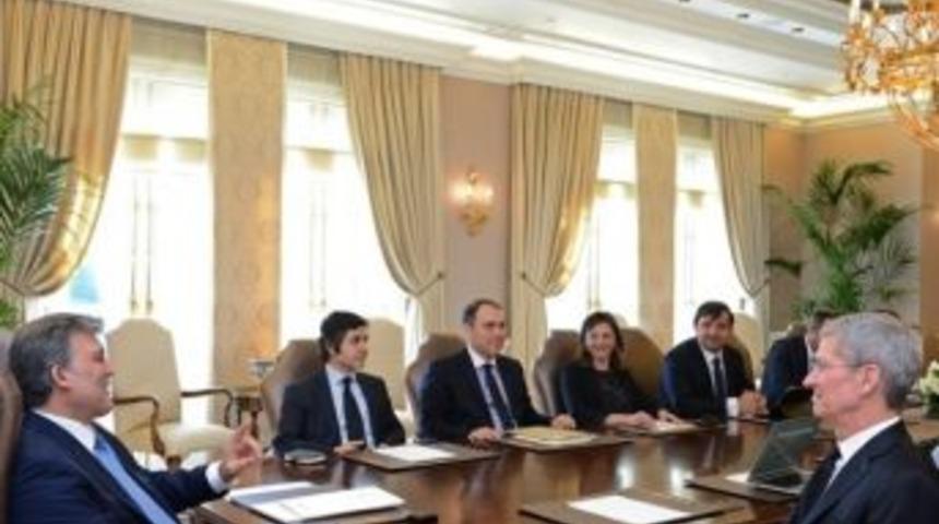 Cumhurbaşkanı G&uuml;l, Apple Ceo&rsquo;su Cook&rsquo;u Kabul Etti