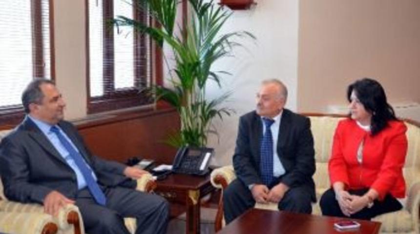 Dyp Adayı &Ouml;zt&uuml;rk Vali Kaban&rsquo;ı Ziyaret Etti