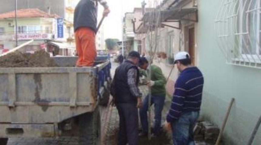 Germencik&rsquo;te Kanalizasyon &Ccedil;alışmalarını Bitiriyor