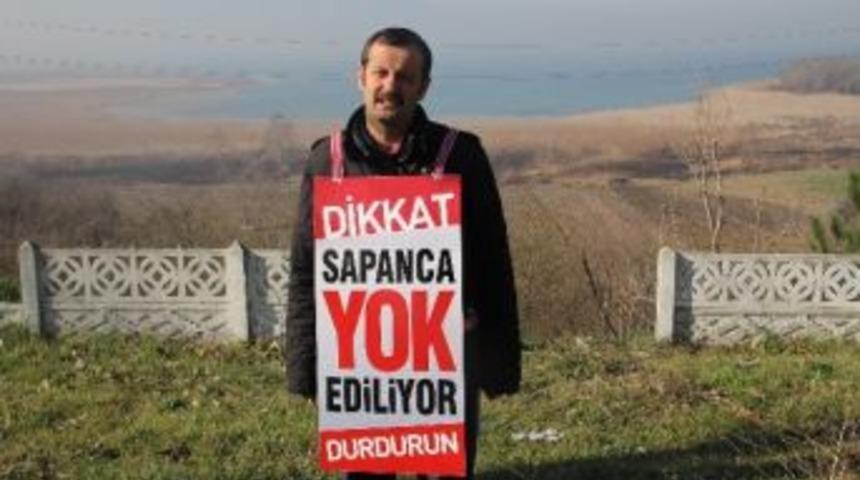 (&ouml;zel Haber) Sapanca İ&ccedil;in Tek Kişilik Eylem