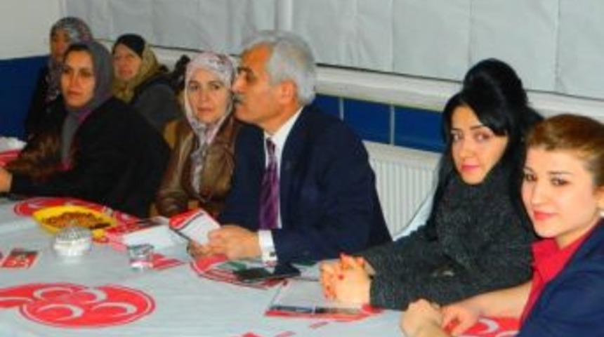 Osmancık MHP Adayı Kurşun, Kadın Kolları ile Toplantı Yaptı
