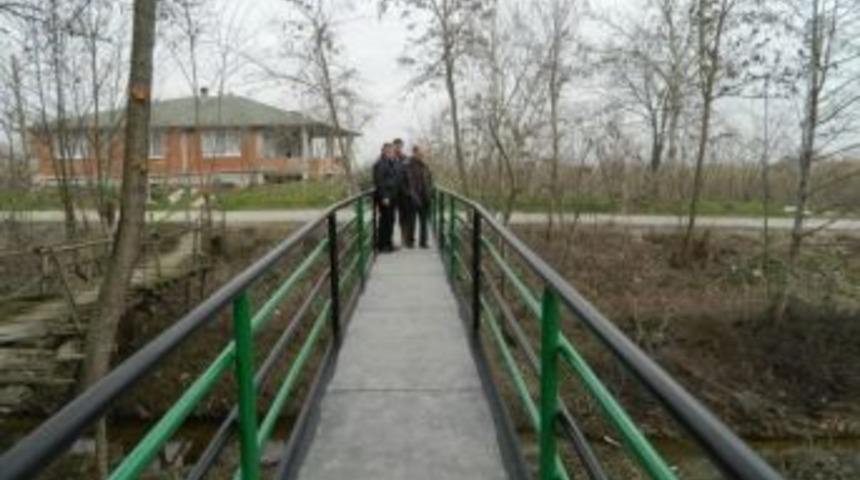 Yazılı K&ouml;y&uuml;ne 22 Metrelik K&ouml;pr&uuml; Yapıldı