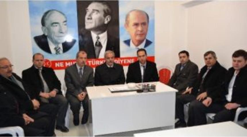 Ak Parti&rsquo;den Mhp&rsquo;ye Taziye Ziyareti