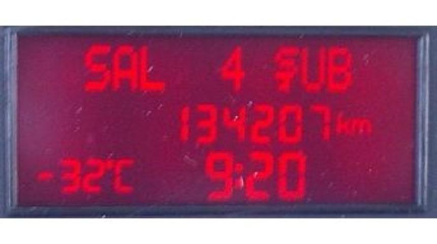 Erzurum&rsquo;da Termometreler Eksi 32 Dereceyi G&ouml;sterdi