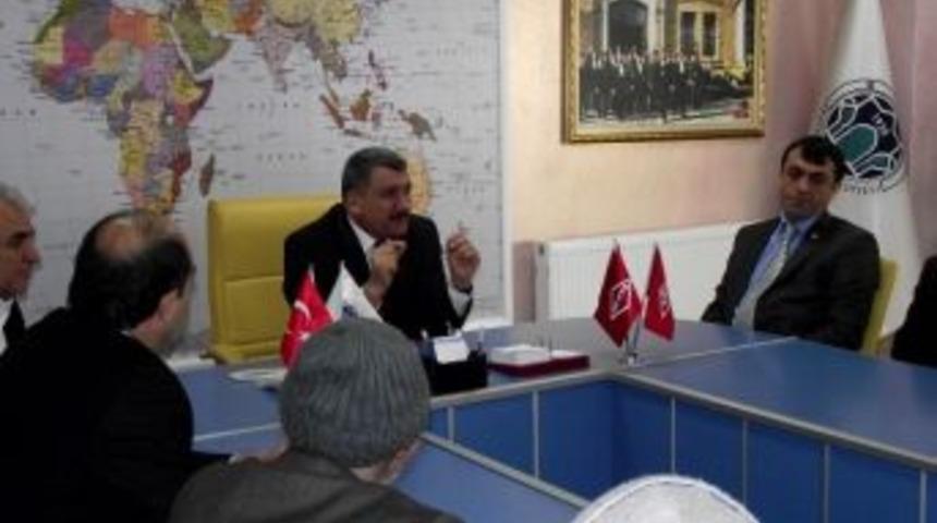 Koyun Ke&ccedil;i Yetiştiricileri Birliği&rsquo;nden G&uuml;rkan&rsquo;a Ziyaret