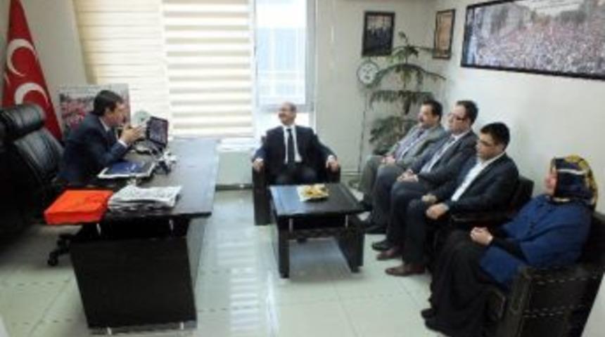 Ak Parti İl Teşkilatından Mhp, Chp Ve Sp&rsquo;ye Ziyaret