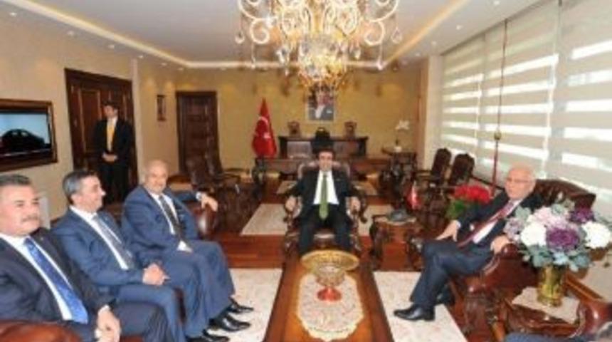 Mhp Heyetinden Vali G&uuml;zeloğlu'na Ziyaret