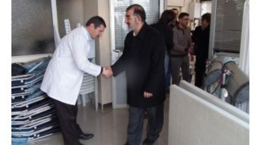 Sp&rsquo;li Erbaş&rsquo;tan Kızılay Kan Merkezi&rsquo;ne Ziyaret