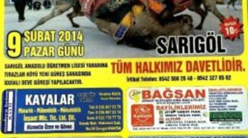 Sarıg&ouml;l'de Develer Anadolu &Ouml;ğretmen Lisesi Yararına G&uuml;reşecek