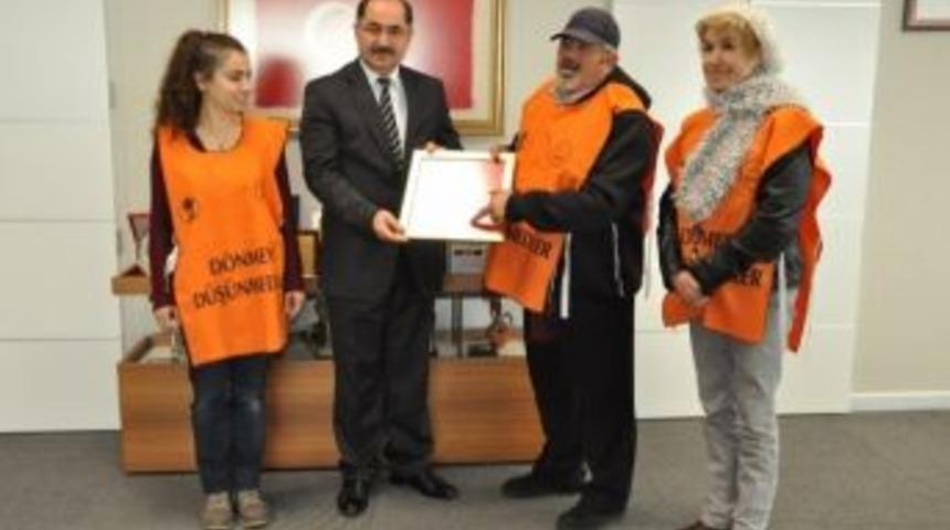 57. Alay Y&uuml;r&uuml;y&uuml;ş Komitesi Namık Kemal &Uuml;niversitesini Ziyaret Ederek Destek İstedi