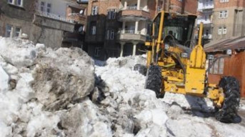 Hakkari Belediyesi&rsquo;nden Karla M&uuml;cadele &Ccedil;alışması