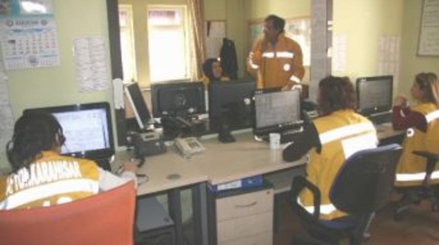 (&ouml;zel Haber) Afyonkarahisar&rsquo;da 2013 Yılı 112 Acil Servis İstatistikleri