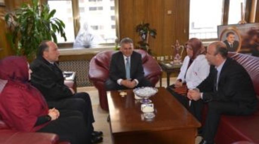 Melikgazi İl&ccedil;e Sağlık M&uuml;d&uuml;rl&uuml;ğ&uuml; Yetkililerinden Teşekk&uuml;r Ziyareti