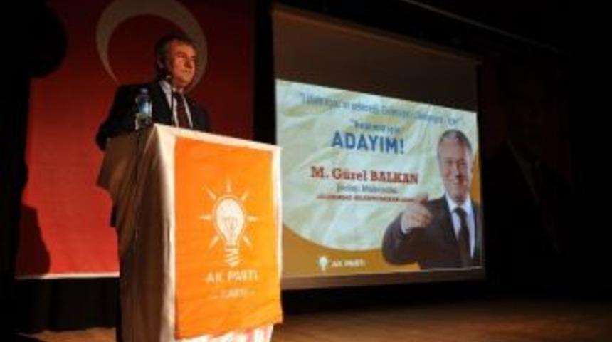 Ak Parti L&uuml;leburgaz Belediye Başkan Adayı G&uuml;rel Balkan 'mega Projesi'ni Tanıttı