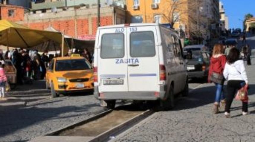 Milas'ta Park İhlali Yapan Zabıta Ekibine Tepki