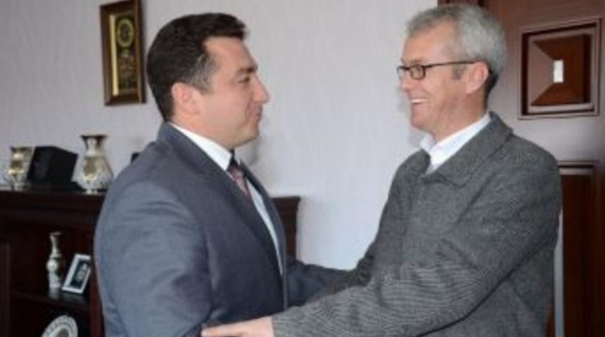 Şof&ouml;rler Ve Otomobilciler Esnaf Odası Başkanı &Uuml;nal&rsquo;dan Bakıcı&rsquo;ya Ziyaret