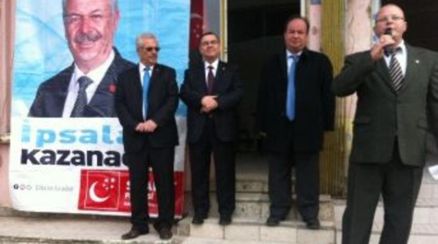 Saadet Partisi İpsala Belediye Başkan Adayını Tanıttı
