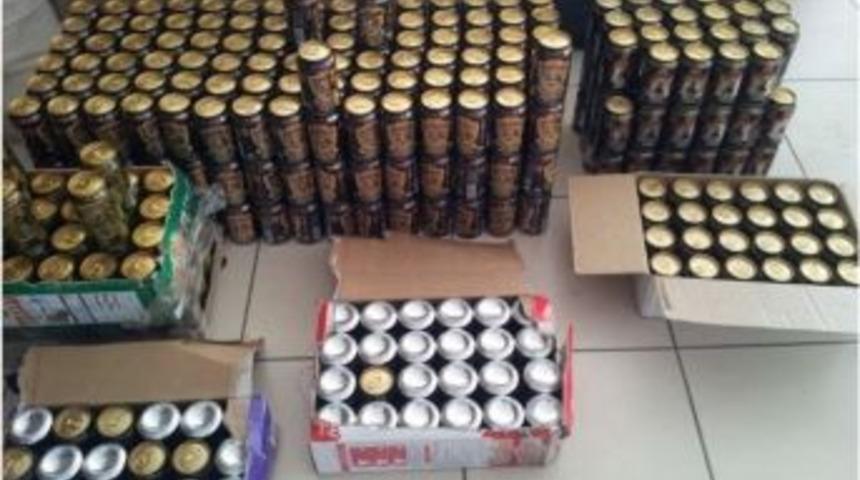 Batman'da 463 Kutu Ka&ccedil;ak İ&ccedil;ki Ele Ge&ccedil;irildi