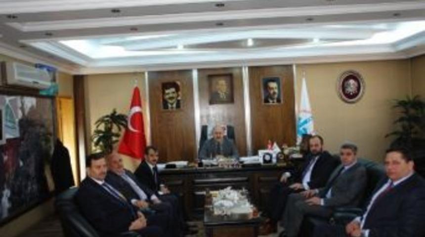 Bayburt K&uuml;lt&uuml;r Ve Yardım Derneğinden Başkan Polat'a Ziyaret