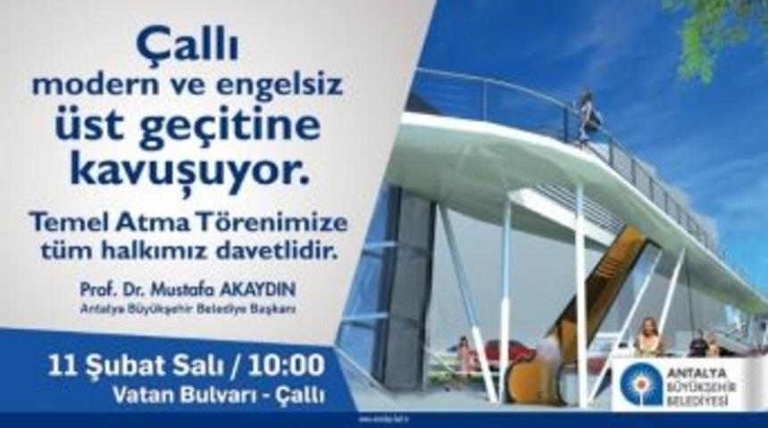 B&uuml;y&uuml;kşehir&rsquo;den &Ccedil;allı&rsquo;ya Engelsiz &Uuml;st Ge&ccedil;it