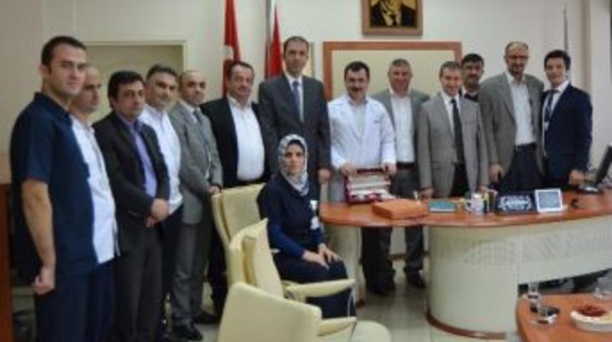 Sağlık-sen&rsquo;den Onkoloji Hastanesi Başhekimine Hayırlı Olsun Ziyareti