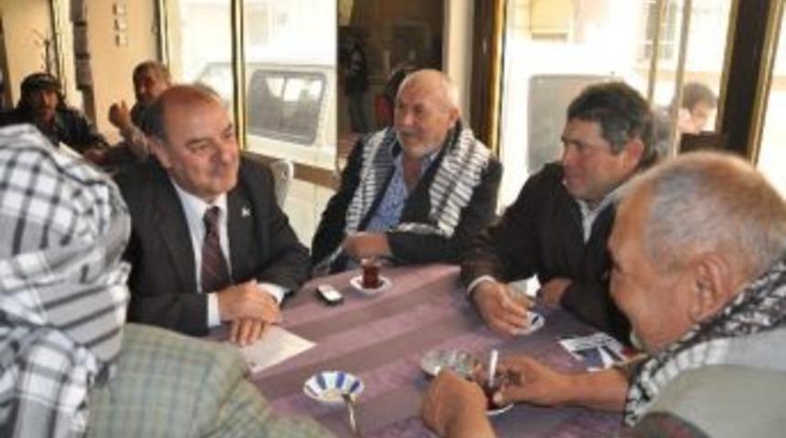 Mhp İzmir B&uuml;y&uuml;kşehir Adayı Murat Taşer&rsquo;den Esnaf Turu