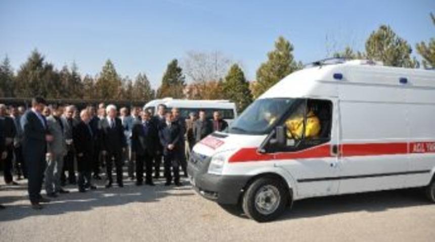 İl Özel İdaresi’den Sağlık Müdürlüğüne Tam Donanımlı Ambulans