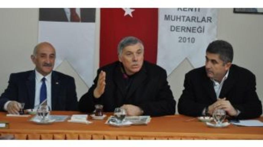 Erkal, Kayısı Kenti Muhtarlar Derneğini Ziyaret Etti
