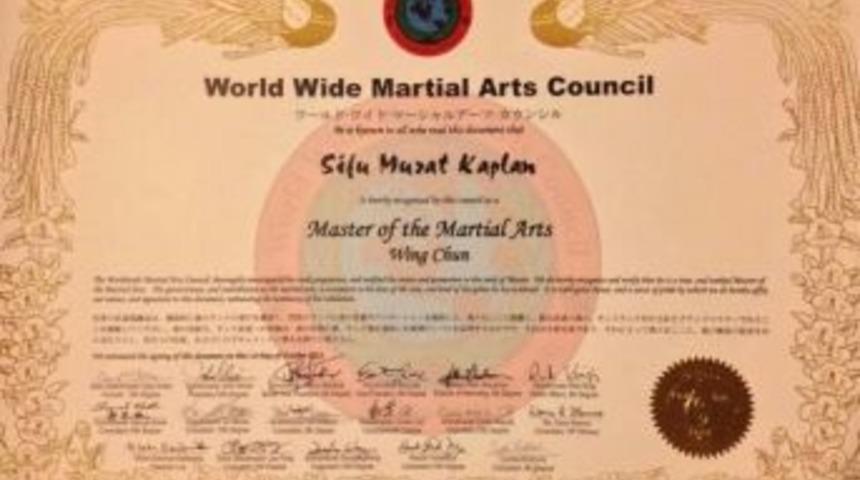 Ua&uuml; &Ouml;ğretim &Uuml;yesine D&uuml;nya Savaş Sanatları Konseyi&rsquo;nden &Ouml;d&uuml;l