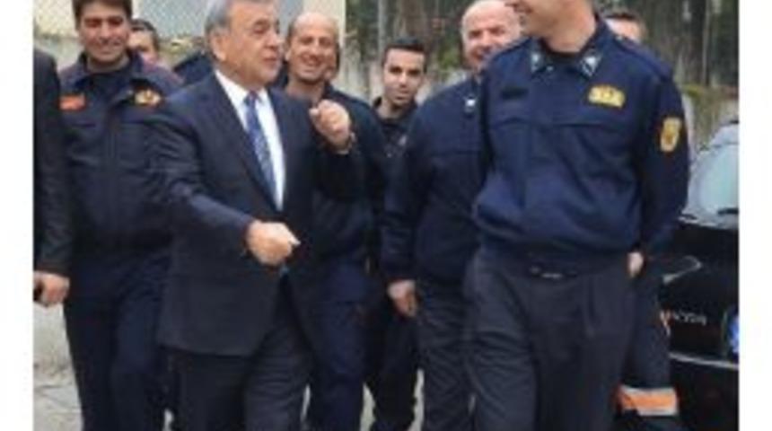 İtfayecilere Başkan S&uuml;rprizi