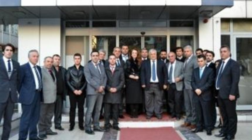 Dsp Genel Başkanı T&uuml;rker, T&uuml;rkiye Konfederasyonlar Topluluğu Heyetini Kabul Etti