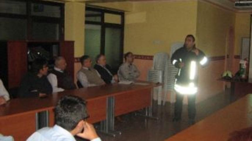 Beyşehir Devlet Hastanesi&rsquo;nde Yangın Eğitimi