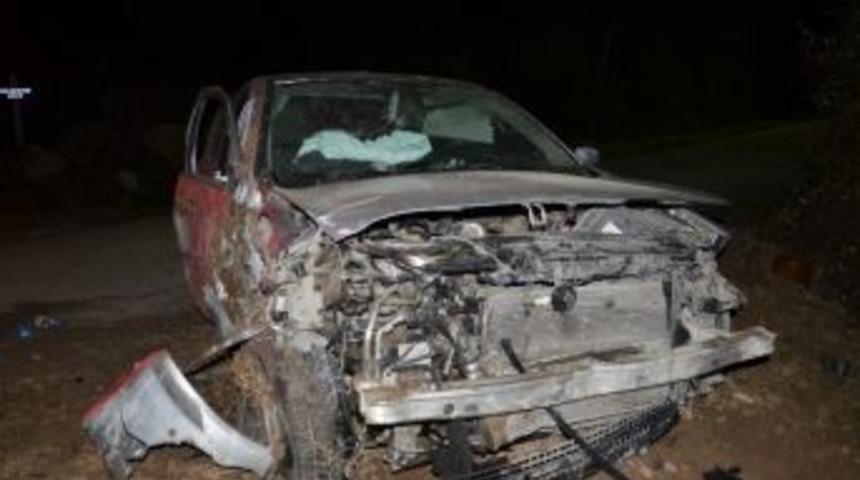 K&ouml;peğe &Ccedil;arpmamak İ&ccedil;in Kaza Yaptı: 3 Yaralı