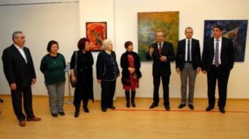 Sanko Sanat Galerisi&rsquo;nde Resim Sergisi A&ccedil;ılışı