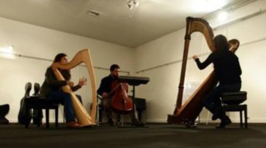 Uşak&rsquo;ta Sevgililere &Ouml;zel Arp Konseri