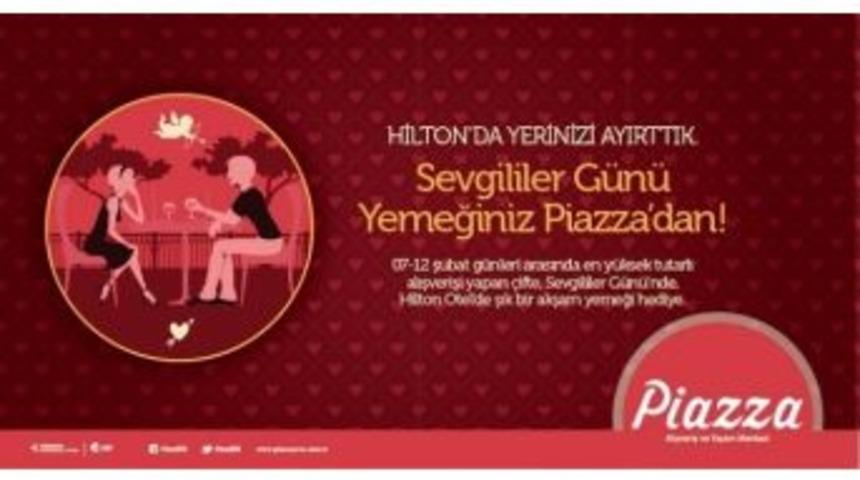 Sevgililer G&uuml;n&uuml; Yemeğiniz Şanlıurfa Piazza&rsquo;dan Hediye